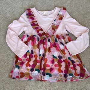 Matilda Jane Colorful Ruffled Long Sleeve shirt size 14